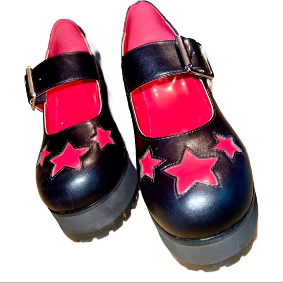 NIB- Misery Business Star Mary Janes Platform Shoes - Picture 4 of 13